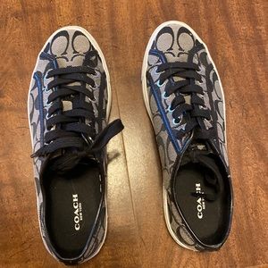 Brand new never worn Coach tennis shoes. No knock offs real brand